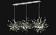 Светильник подвесной CRYSTAL LUX GARDEN GARDEN SP3х3 L1200 CHROME 162Вт G9/LED