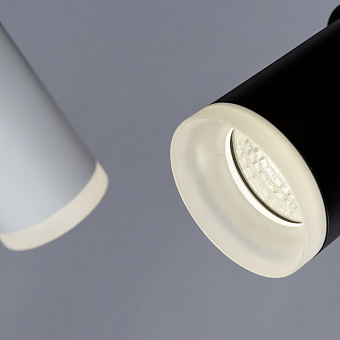 Трековый светильник Arte Lamp HUBBLE A6813PL-1BK 10Вт LED прозрачный для однофазного трека