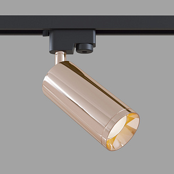 Трековый светильник Maytoni Focus TR004-1-GU10-RG 50Вт GU10 розовое золото для однофазного трека