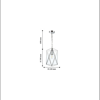 Светильник подвесной Favourite Ternary 2297-1P 60Вт E27