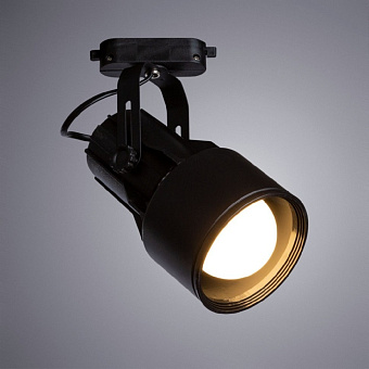 Трековый светильник Arte Lamp LYRA A6252PL-1BK 40Вт E27 чёрный для однофазного трека