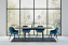 Кухонный стол раскладной AERO 90х160х76см закаленное стекло/керамика/сталь Pietra Grey