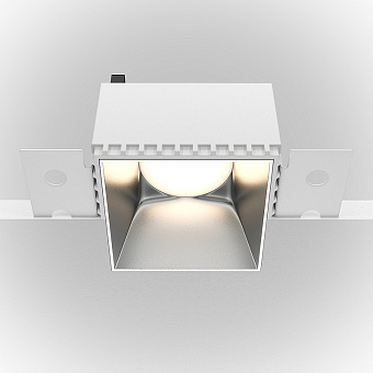 Светильник точечный встраиваемый Maytoni Share DL051-01-GU10-SQ-WS 20Вт GU10