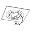 Светильник точечный встраиваемый Maytoni Atom DL024-2-01S 50Вт GU10