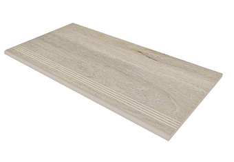 Плитка для ступеней ESTIMA Dream Wood DWs01/NR_R9/30,6x60,9x8N/GW бежевый 60,9х30,6см 1,488кв.м. матовая