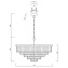 Светильник подвесной Maytoni Revero MOD085PL-12BS 40Вт E14