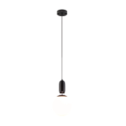 Светильник подвесной Eurosvet Bubble 50197/1 черный 60Вт E27