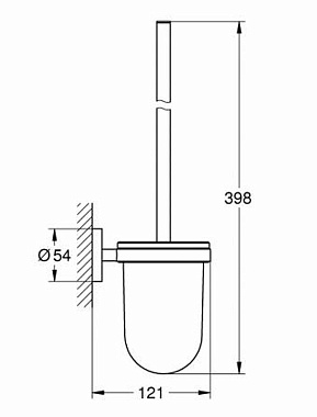 Ёршик GROHE Essentials 40374GL1 золото