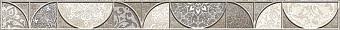 Бордюр ALMA CERAMICA Rezzo BWU12RZO07R серый 6,7х74см 0,446кв.м.