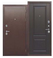Входная дверь FERRONI Квартирные 9 см 960х2050мм Тёмный кипарис\Медный антик левая