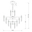 Светильник подвесной Maytoni Flare DIA200PL-06G 40Вт E14