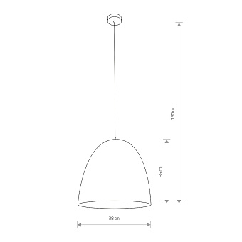 Светильник подвесной Nowodvorski Egg M 9022 40Вт E27