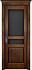 Межкомнатная дверь Ока Massive olha Гармония Античный орех Массив 700х2000мм остеклённая