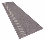 Плитка для ступеней ESTIMA Loft Steptrade/LF02_NS/30x120x10 серый 120х30см 0,36кв.м. матовая