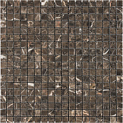 Мозаика Mir Mosaic Adriatica 7M056-15P коричневый мрамор 30,5х30,5см 0,93кв.м.