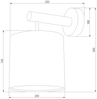 Светильник настенный TK Lighting Deva 4110 60Вт E27