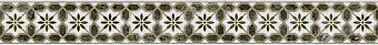 Бордюр KERAMA MARAZZI Серенада VT\A573\11000R белый/чёрный 7,2х60см 0,432кв.м.