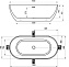 Ванна акриловая RAVAK FREEDOM XC00100020 169х80см отдельностоящая