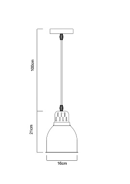 Светильник подвесной Arte Lamp EURICA A4248SP-1BK 60Вт E27