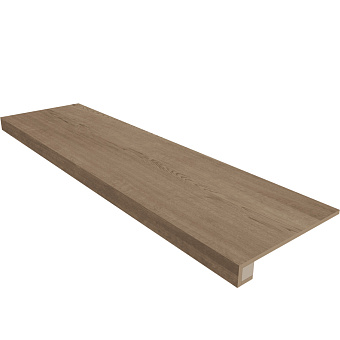 Плитка для ступеней ESTIMA Classic Wood Set/Steptrade/CW03_NR/33x120/S1/Riser/CW03_NR/14,5 Rusty Beige 120х33смкв.м. неполированная