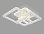 Люстра потолочная Ambrella ACRYLICA Ice FA1732 145Вт 3 лампочек LED
