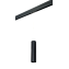 Трековый светильник Lightstar Rullo PRORP497 50Вт GU10 чёрный для однофазного трека