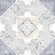 Напольная плитка ALMA CERAMICA Teona TFU03TEN406 белый/серый 41,8х41,8см 1,747кв.м. матовая