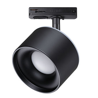 Трековый светильник Novotech GIRO 358974 15Вт LED чёрный для однофазного трека