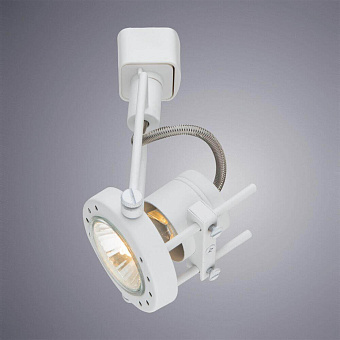 Трековый светильник Arte Lamp COSTRUTTORE A4300PL-1WH 50Вт GU10 белый для однофазного трека