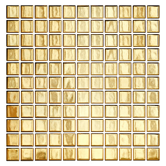 Керамическая мозаика Starmosaic Metal CIO915JY Golden Glossy 32,5х32,5см 1,01кв.м.