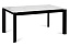 Кухонный стол раскладной AERO 90х160х76см закаленное стекло/керамика/сталь Carrara
