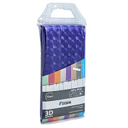 Шторка для ванной FIXSEN FX-3003P 180х180см фиолетовый