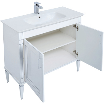 Мебель для ванной AQUANET Селена 233125 белый/серебро