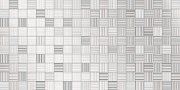Декор BERYOZA CERAMICA День-Ночь 178205 пиксель белый 25х50см 0,875кв.м.
