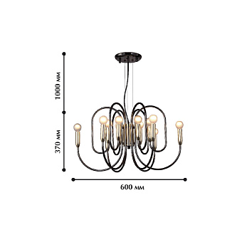 Люстра подвесная Favourite Drolling 1676-12P 480Вт 12 лампочек E14
