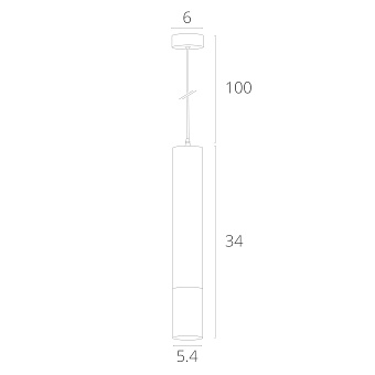 Светильник подвесной Arte Lamp RIDGET A1520SP-1BK 50Вт GU10