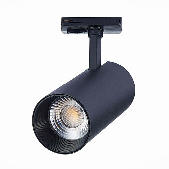 Трековый светильник ST Luce MONO ST350.436.30.36 30Вт LED матовый чёрный для однофазного трека