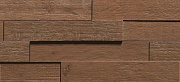Керамическая мозаика Atlas Concord Италия Axi AMWF Dark Oak Brick 3D 44х20см 0,352кв.м.
