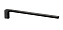 Полотенцедержатель Gedy Pirenei PI22(14) чёрный матовый 2,6см
