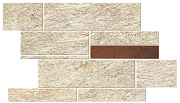 Керамическая мозаика Atlas Concord Италия Norde A596 Magnesio Brick Corten 39х27,8см 0,65кв.м.