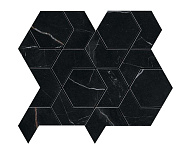 Керамическая мозаика Atlas Concord Италия Marvel Dream AOV1 Black Atlantis 25,4х29,6см 0,45кв.м.