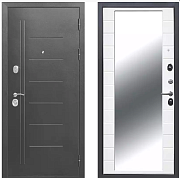 Входная дверь FERRONI Квартирные Троя 960х2050мм Антик серебро\Ясень белый правая