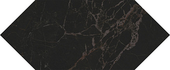 Настенная плитка KERAMA MARAZZI Келуш 35007 чёрный глянцевый 14х34см 0,896кв.м. глянцевая