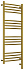 Полотенцесушитель СУНЕРЖА Богема 3.0 выгнутая 051-5803-1040 состаренная латунь