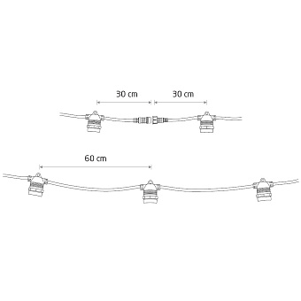 Светильник подвесной Nowodvorski Festoon Lights 7872 225Вт E27