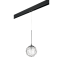 Трековый светильник Lightstar Bari PRO815210 40Вт G9 прозрачный для однофазного трека