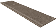 Плитка для ступеней ESTIMA Gabbro Steptrade/GB03_NS/30x120x10 серый 120х30см 0,36кв.м. матовая