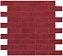 Керамическая мозаика Atlas Concord Италия Boost 9BMQ Red Minibrick 30,5х30,5см 0,558кв.м.