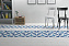 Настенная плитка WOW Blanc Et Bleu 108910 Leaf Wall Decor 12,5х12,5см 0,417кв.м. матовая