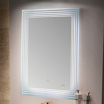 Зеркало MELANA MLN-LED051 80х60см с подсветкой